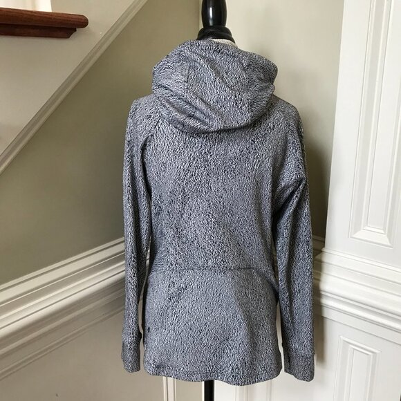 Lululemon Forever Endeavor Sweatshirt Hoodie Womens 8 Black White Long Sleeve - Picture 10 of 12